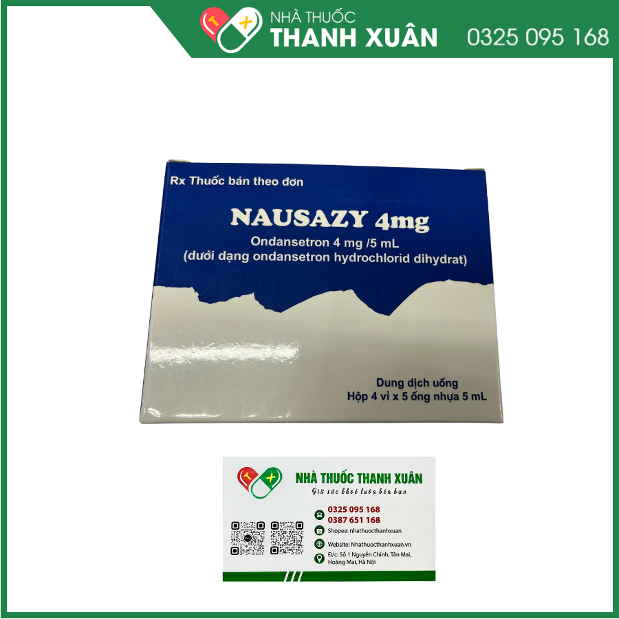 Dung dịch Nausazy 4mg điều trị buồn nôn và nôn